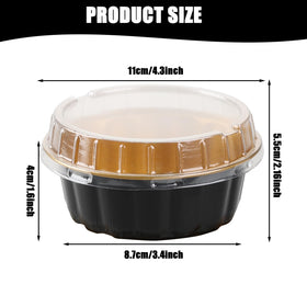 Retainbre cupcake containers help wedding or party desserts look polished.