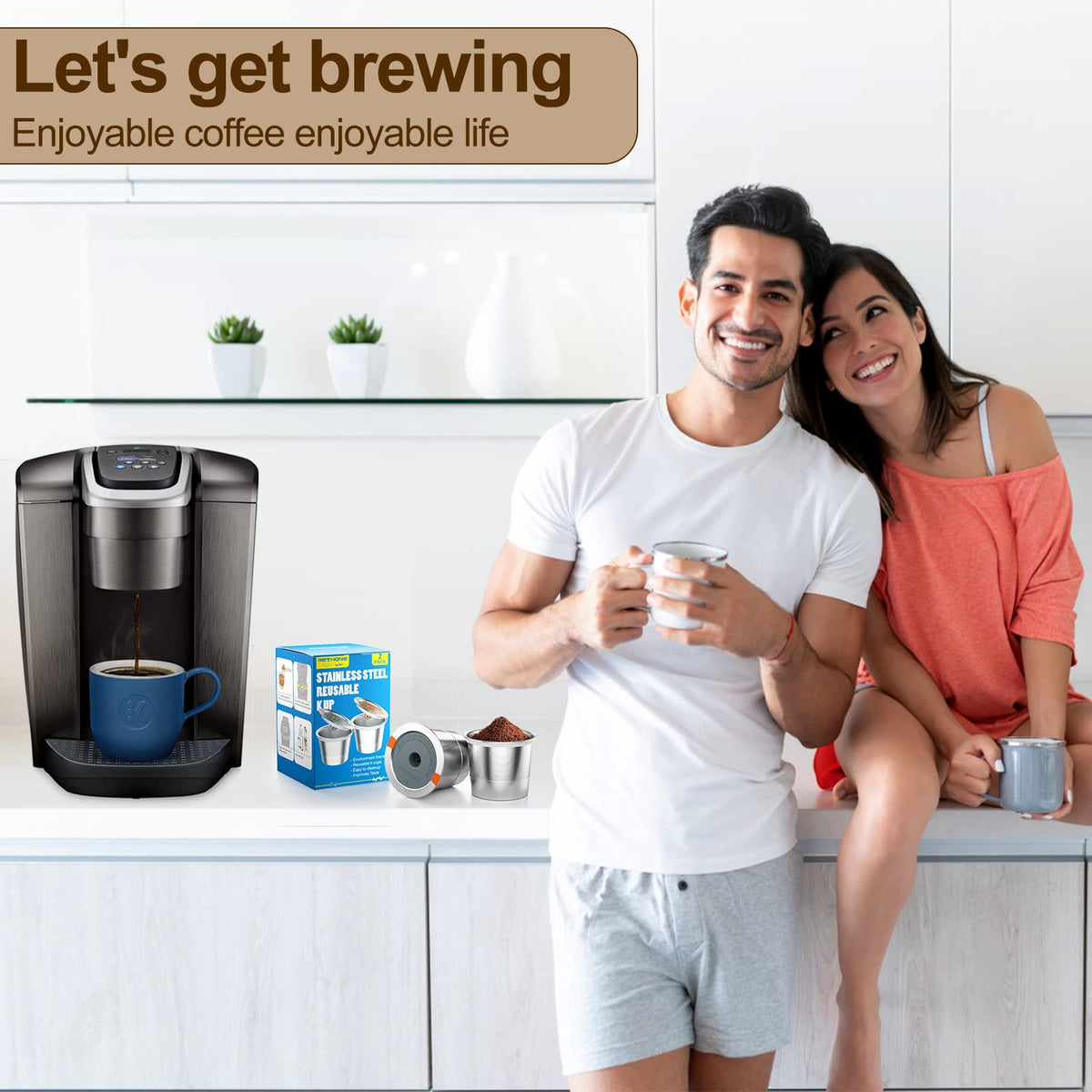 RETHONE easy-clean K Cup pod rinses quickly under water