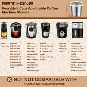RETHONE easy-clean K-Cup demonstrating quick rinsing and low maintenance
