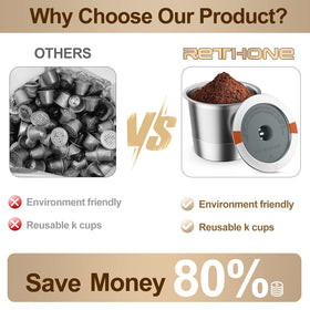RETHONE K Cup pod seal showcases one-piece construction for leak-free results