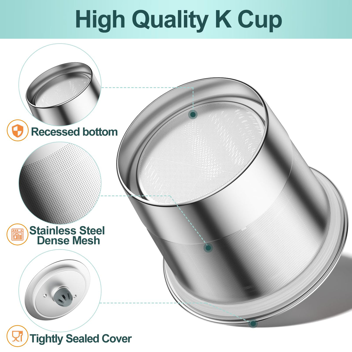Compatible with Keurig 1.0 and 2.0 machines for flexible brewing options.