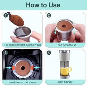 One-piece RETHONE pod design with solid top seal to reduce spill during brewing.