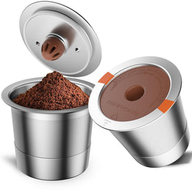 RETHONE stainless steel reusable K cup filter for Keurig machines delivers fresh flavor.