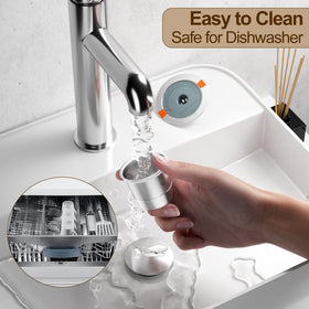 RETHONE K Cup reusable pods in Keurig in use with compatible machines