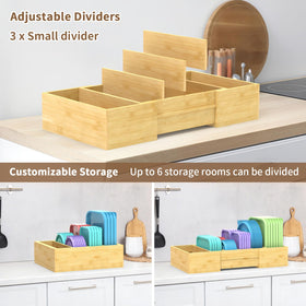 Retro Shaw cabinet lid storage in use provides easy access and clutter relief.
