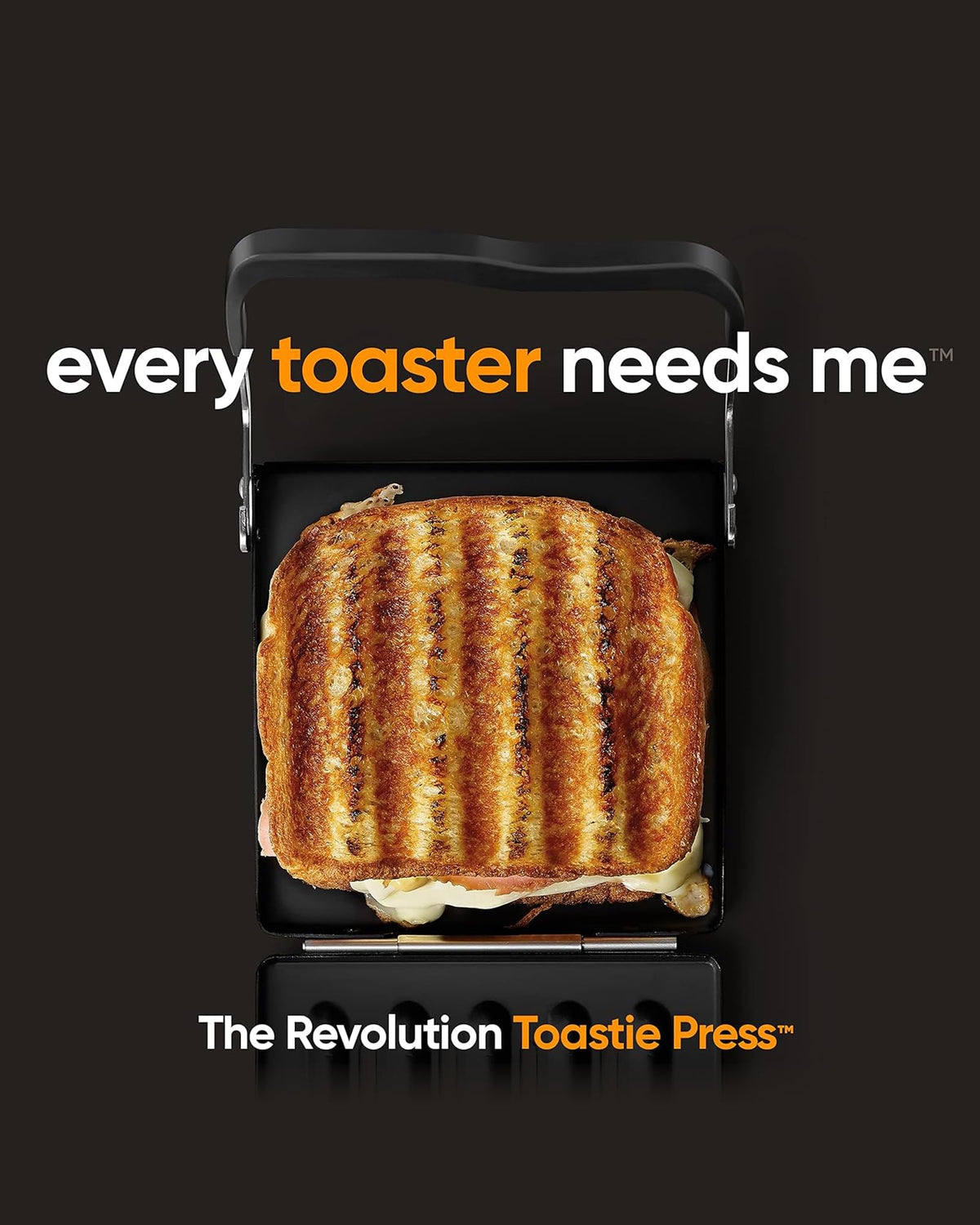 Revolution Toastie Press non-stick coating dishwasher-safe for easy cleanup