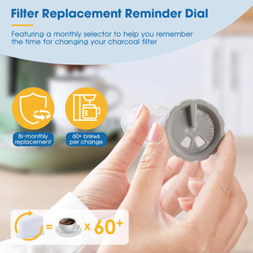 Revorit charcoal filtration technology reduces impurities while preserving minerals.