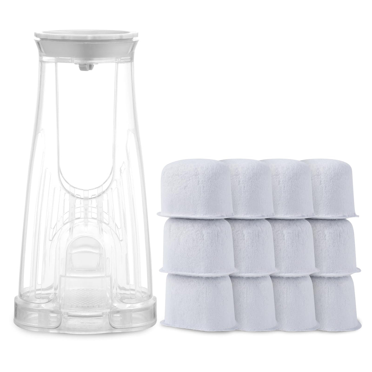 Revorit Keurig filter short holder for compact reservoirs with quick, clean filter changes.