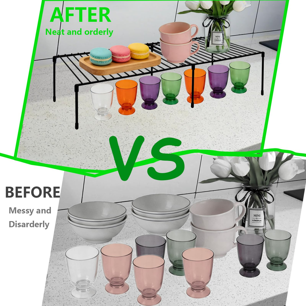 Rexwnadu anti-slip feet keep items stable on slick surfaces