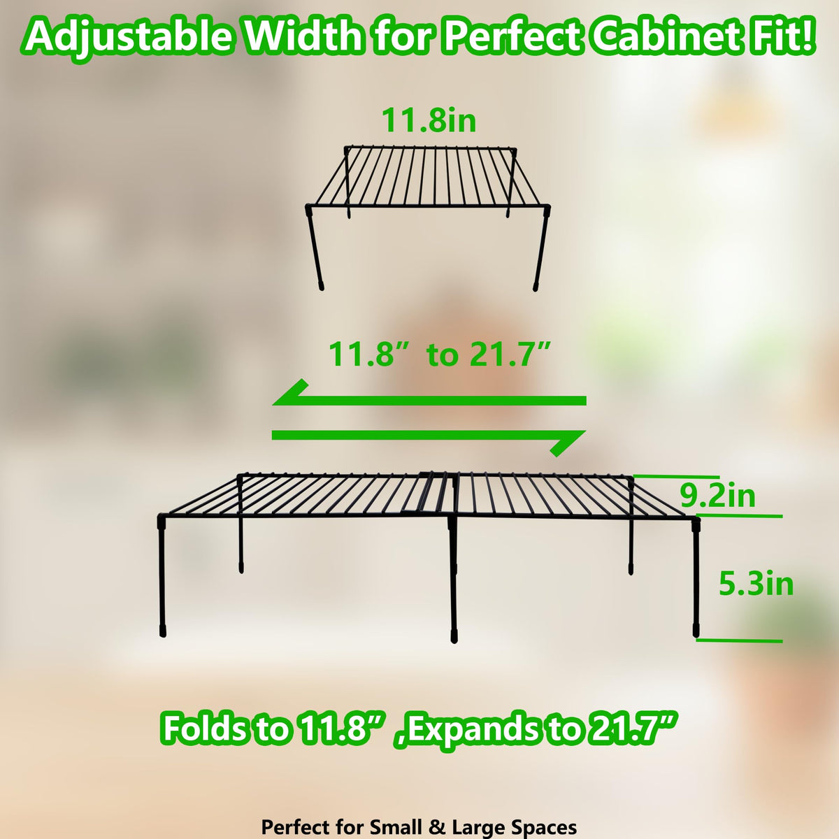 Rexwnadu easy assembly rod enables quick, stable setup
