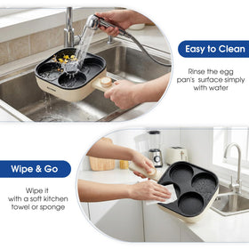 REXYHOME heat-insulated base and handle enhance safe handling while cooking