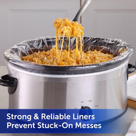 BPA-free nylon-blend liner with heat resistance up to 400F