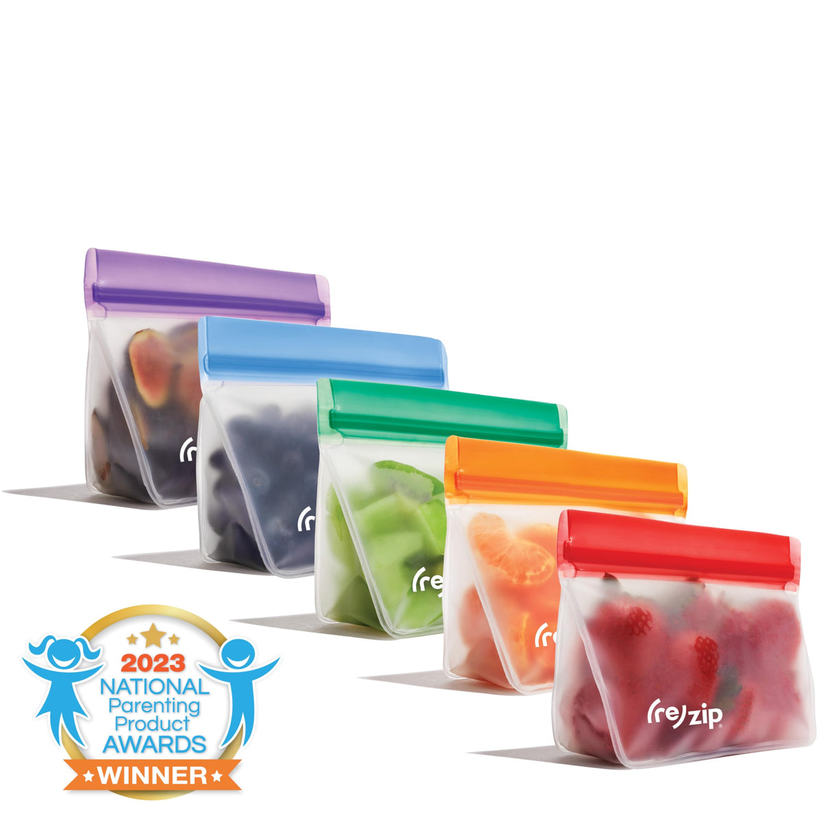 rezip freezer-safe snack bags ideal for meal prep