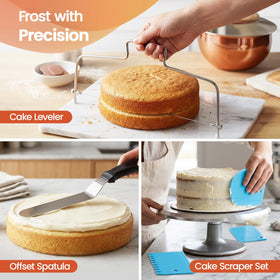 RFAQK icing tips set for smooth, professional decorating.