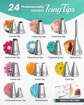 RFAQK cake scrapers and leveler for clean edges and even layers