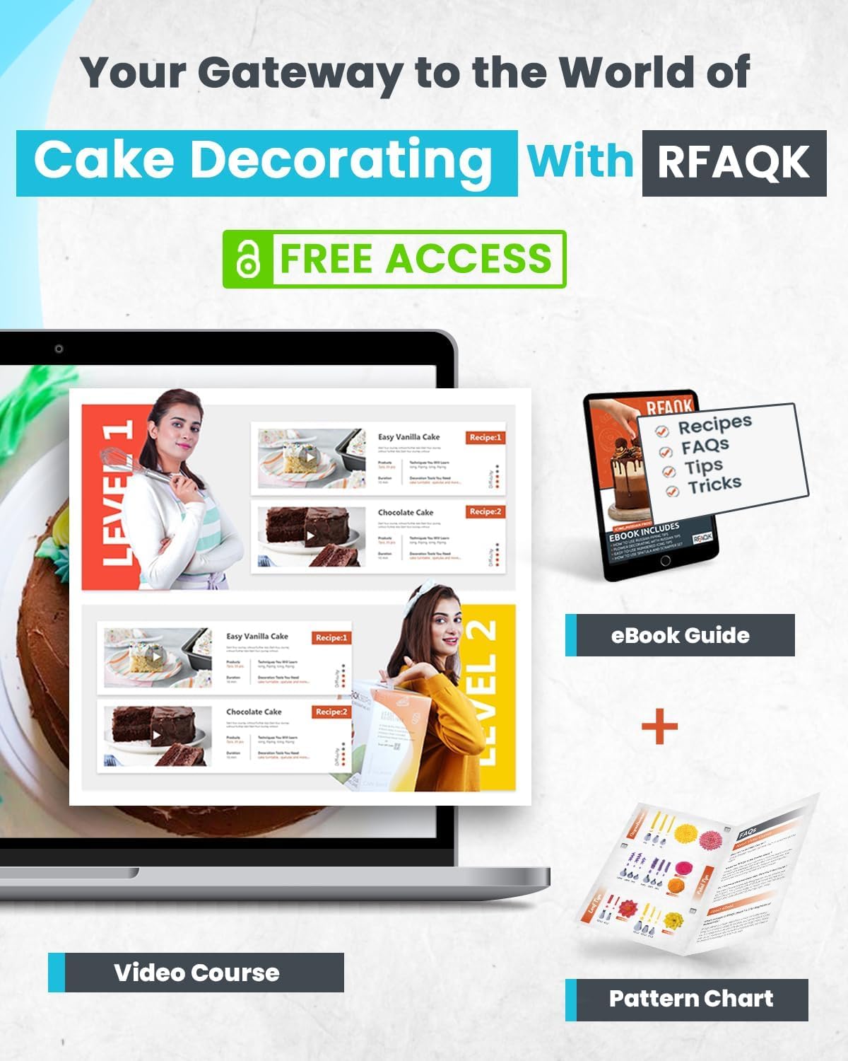 RFAQK cleaning brush helps maintain piping tips