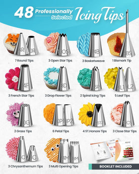RFAQK 20 disposable icing bags for quick decorating