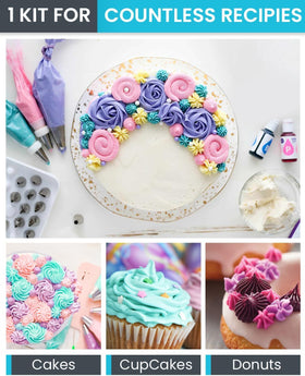 RFAQK flower nail and lifter for cake flower designs