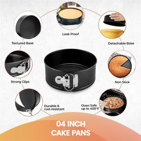 RFAQK mini pans image illustrates versatility for mini pizzas, quiches, and tarts