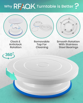RFAQK piping bags and tips set for versatile decorating