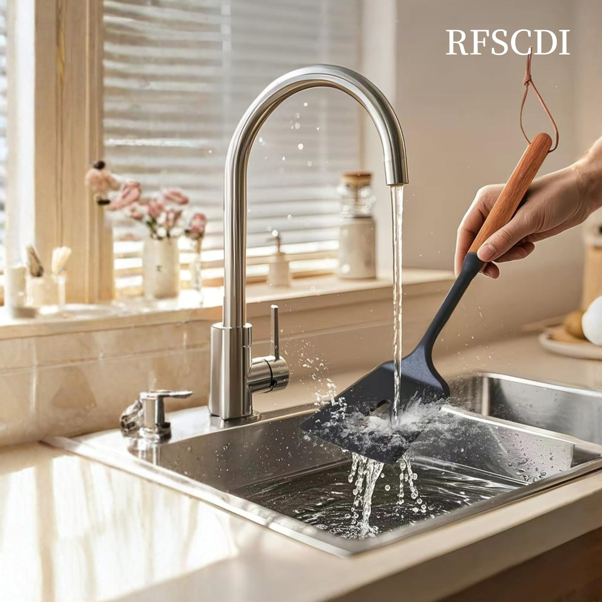 RFSCDI silicone brush for sauces and glaze work.