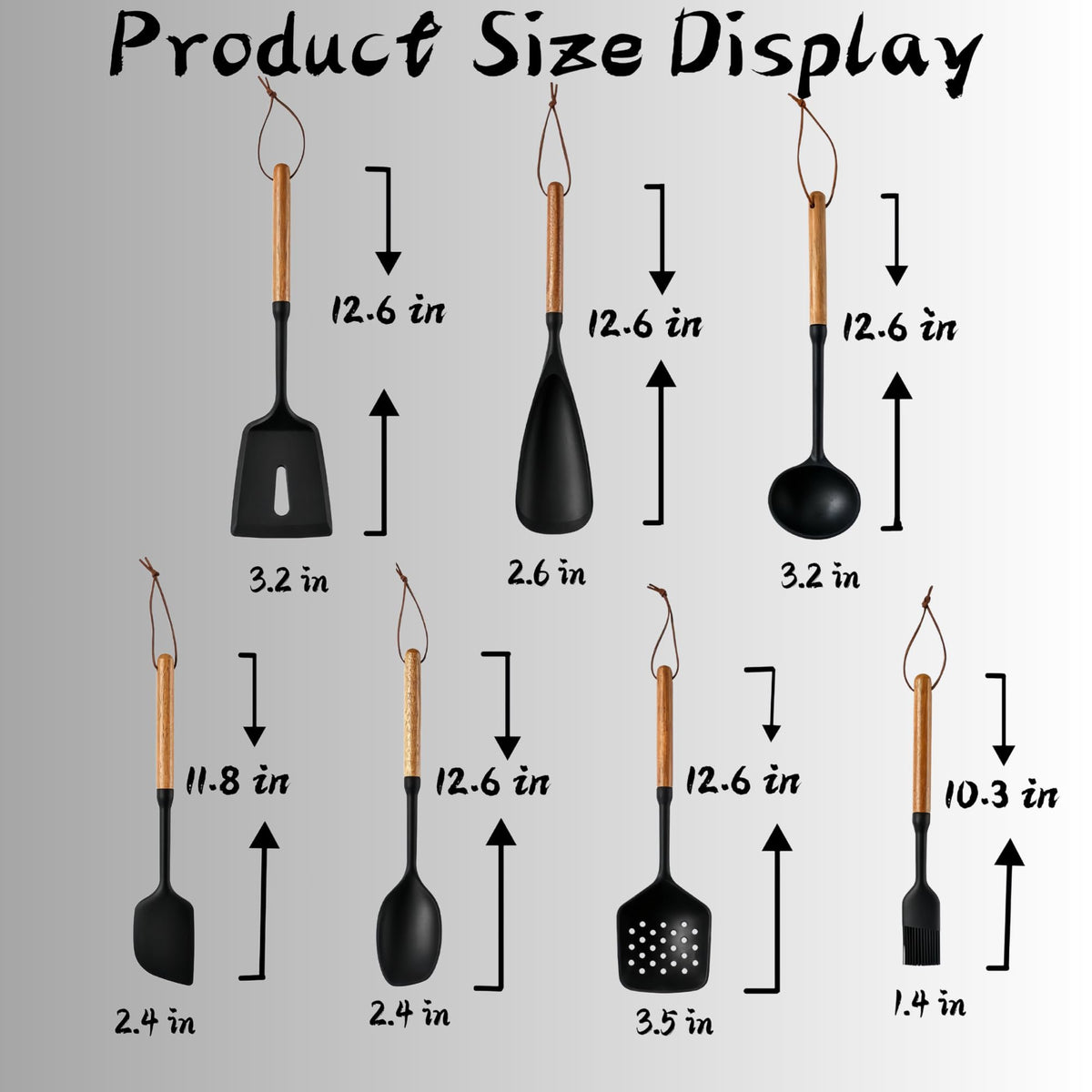 RFSCDI all-in-one silicone utensil set complements any kitchen.
