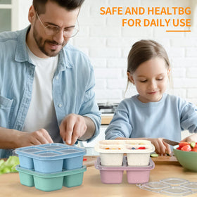 RGNEIN Bento with durable wheat-straw material for repeated use.