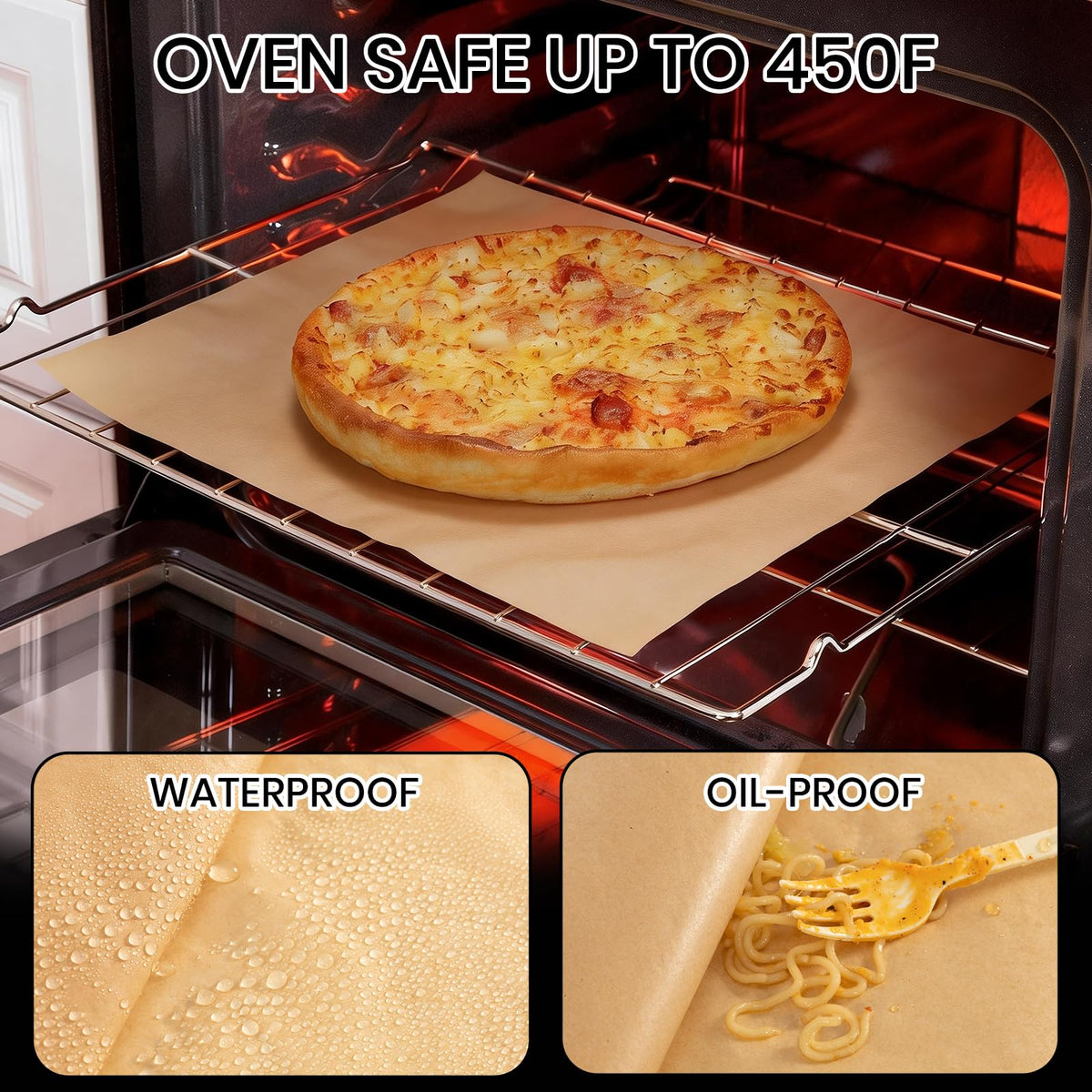 RGUNALS waterproof, non-stick surface helps with easy cleanup and minimal tearing.
