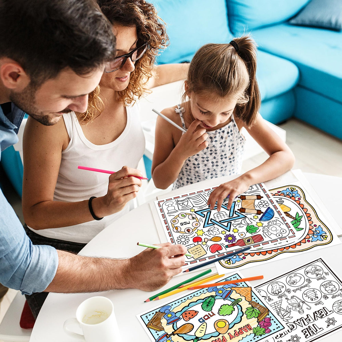 R HORSE coloring placemats make a thoughtful gift for children’s celebrations.