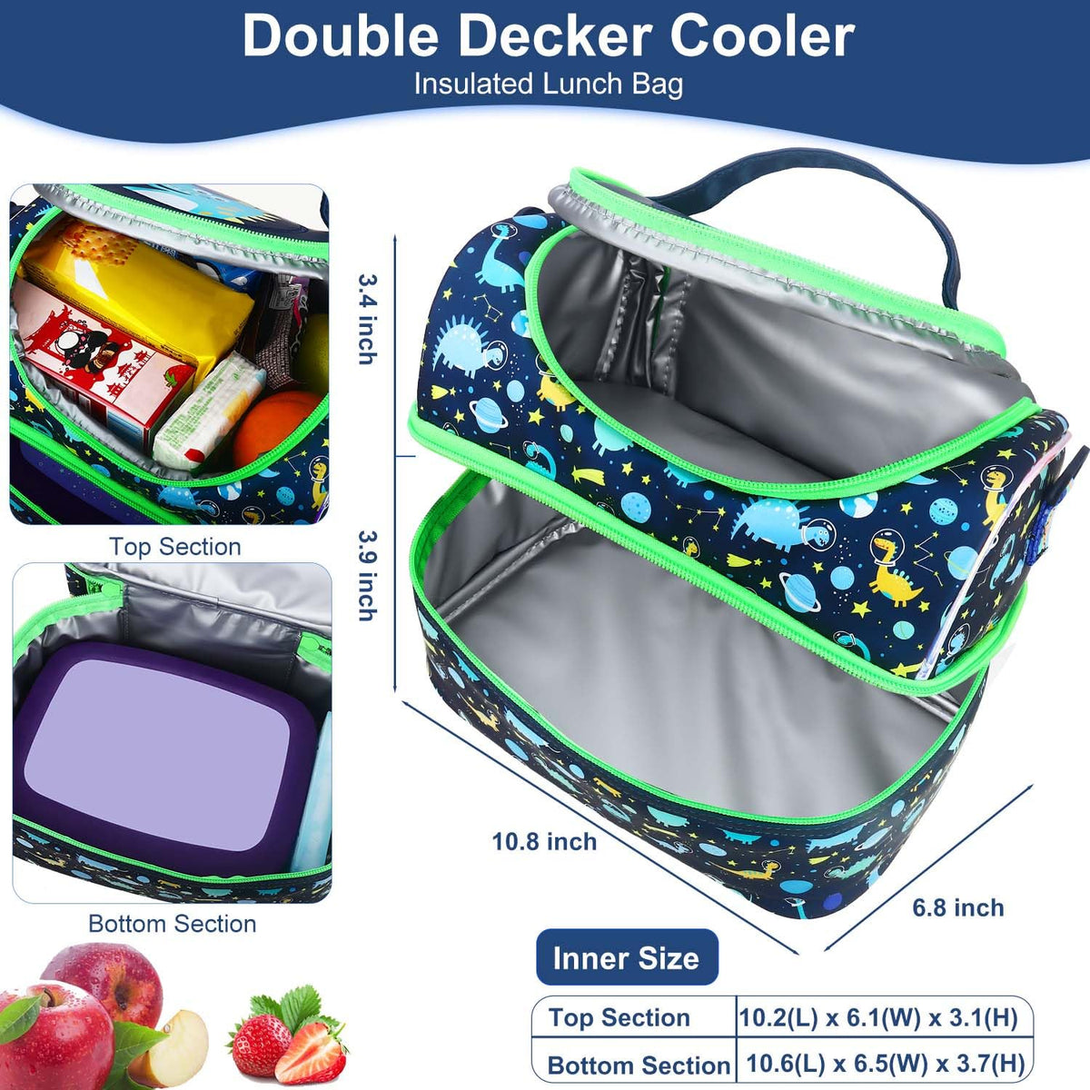 Detachable adjustable shoulder strap for crossbody or hand-carry comfort.