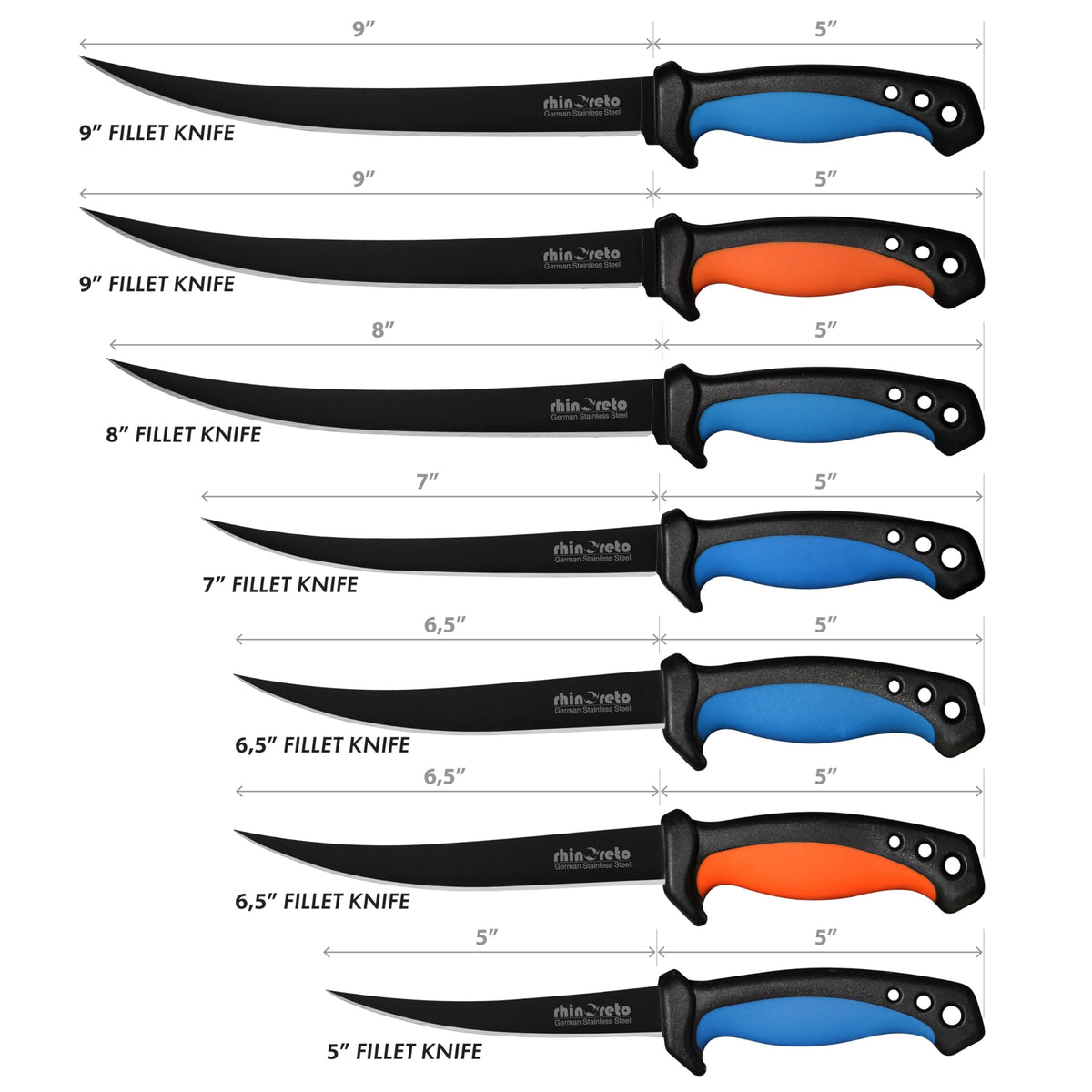 Rhinoreto fillet knife gift box ready-to-gift kit