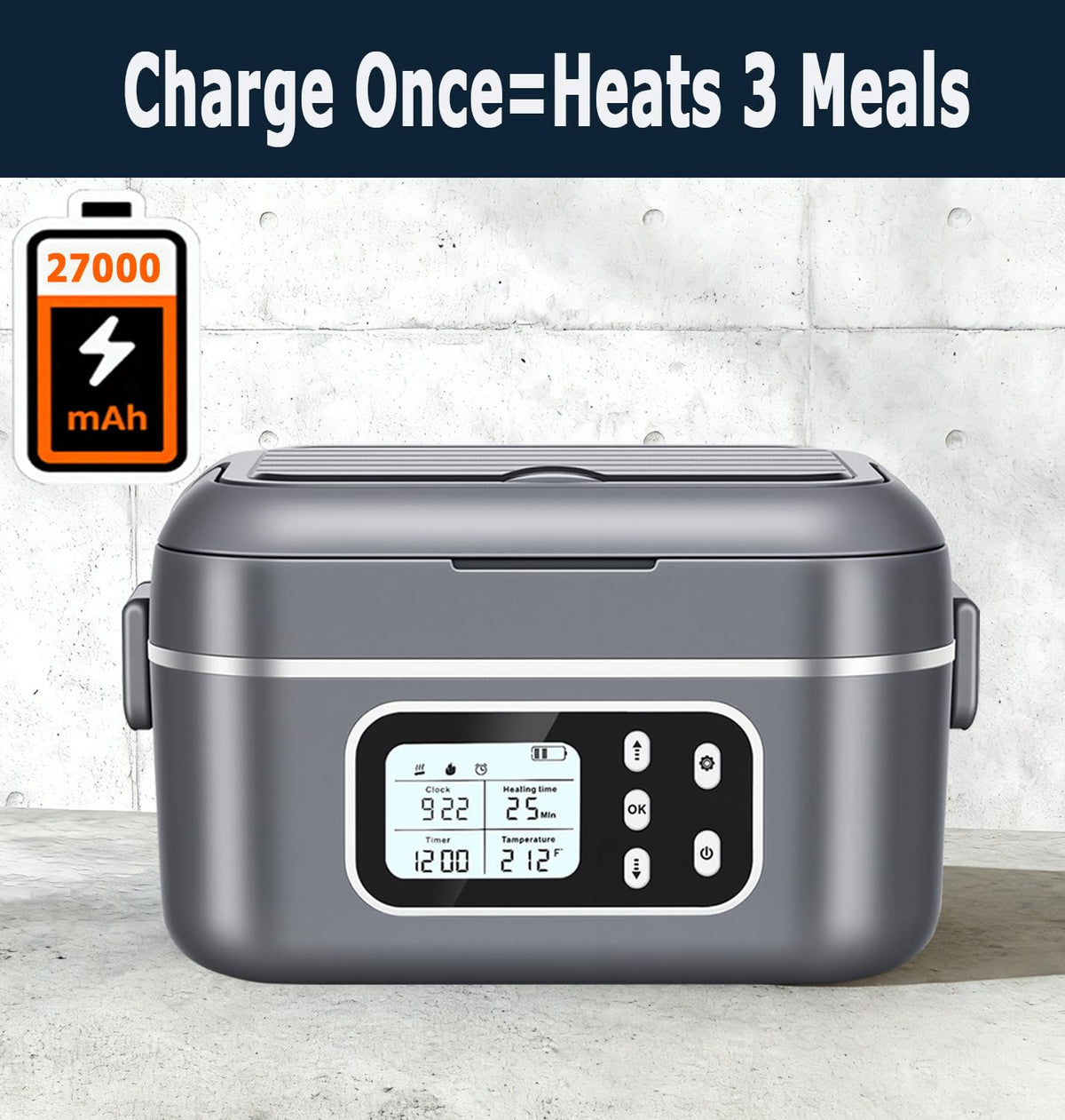 Rhudaky 25-minute heat timer for planned mealtimes