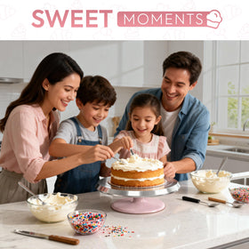 Riccle cake turntable makes a thoughtful gift for bakers.