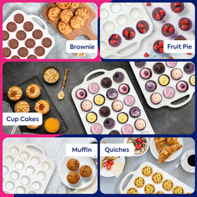 RICCLE compact silicone bakeware saves kitchen space.