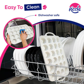 RICCLE egg bites molds ideal for mini omelets or cheesecakes.