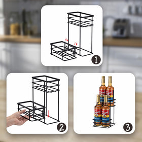 Rice Rat black iron design complements any kitchen decor.