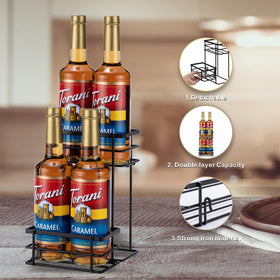 Rice Rat coffee syrup pump dispenser adds convenient pouring.