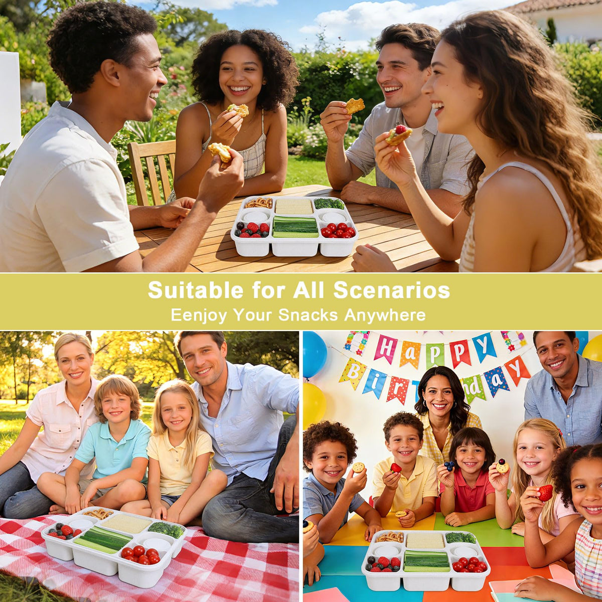 RicheMake BPA-free tray supports eco-friendly reuse