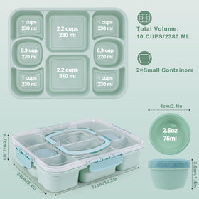 Large 10-cup capacity fits a wide range of snacks