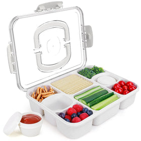 RicheMake Snackle Box lid and handle for easy transport