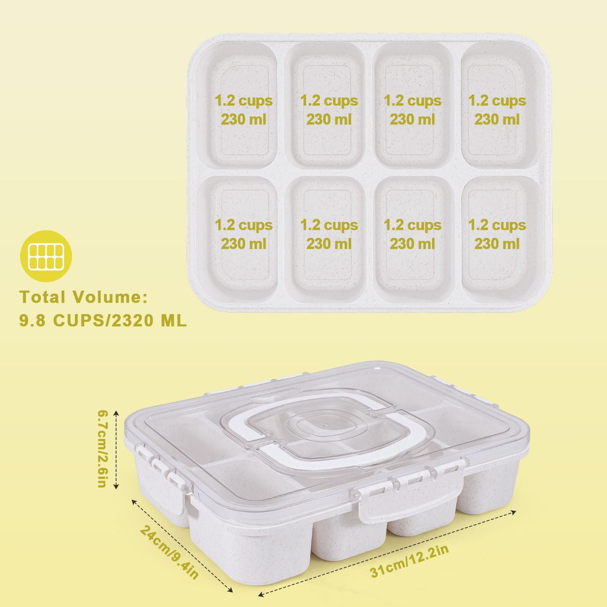 RicheMake Snackle Box dishwasher safe for quick, hygienic cleanup.
