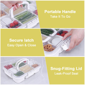 RicheMake tight-seal lid keeps snacks fresh during travel