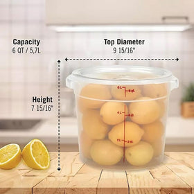 Rich&Richer Cmbro BPA-free polycarbonate container for pantry organization.