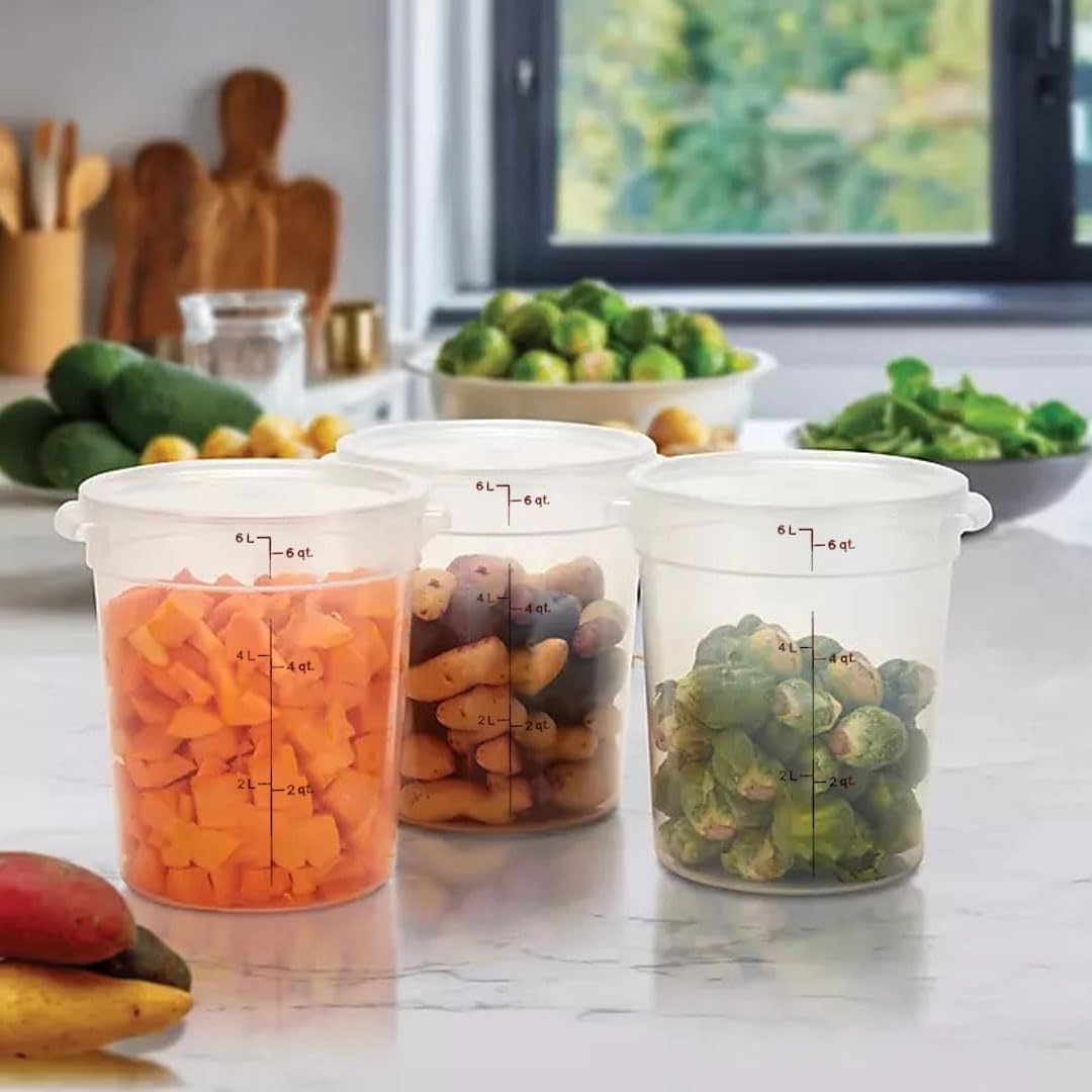 Rich&Richer Cmbro clear storage container for at-a-glance contents.