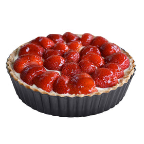 RICHSC-PAN deep tart pan with detachable bottom for effortless pie release.