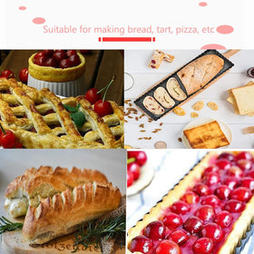 Dishwasher-safe RICHSC-PAN tart pans for quick cleanup after baking.