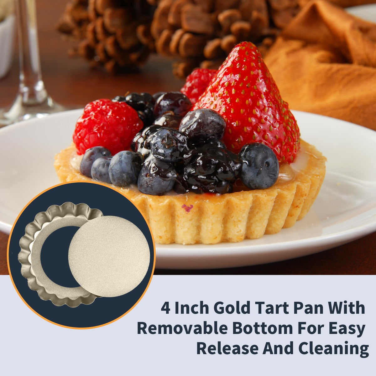 RICHSC-PAN oven and fridge safe design supports hot and cold recipes.