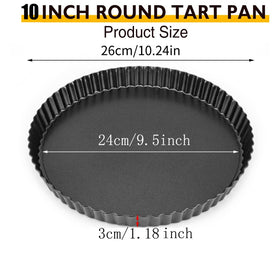 RICHSC-PAN removable-base eases release for quiches and tarts