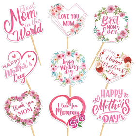 R1chyK1ng mothers day cupcake toppers pack for festive dessert decoration.