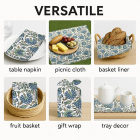 Ridhi Asparagus Green napkins soft cotton texture invites comfortable everyday meals.
